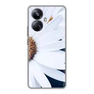 Чехол с ромашками на Realme 10 Pro Plus (Пол ромашки)