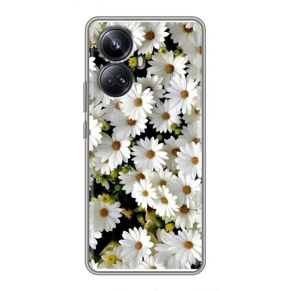 Чехол с рисунком «Рамка в ромашках» для Realme 10 Pro Plus Чехол с рисунком «Рамка в ромашках» для Realme 10 Pro Plus