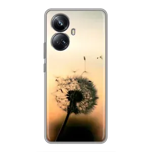 Силіконовий Чохол з кульбабками на Realme 10 Pro Plus (Роздмухана кульбабка)
