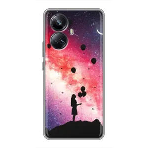 Силиконовые Чехлы Любимому человеку для Realme 10 Pro Plus (Шарики в небе)