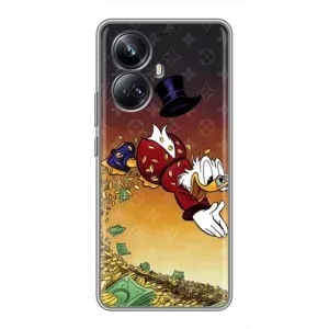Силиконовый чехол для Realme 10 Pro Plus (Скрудж Луи Виттон)
