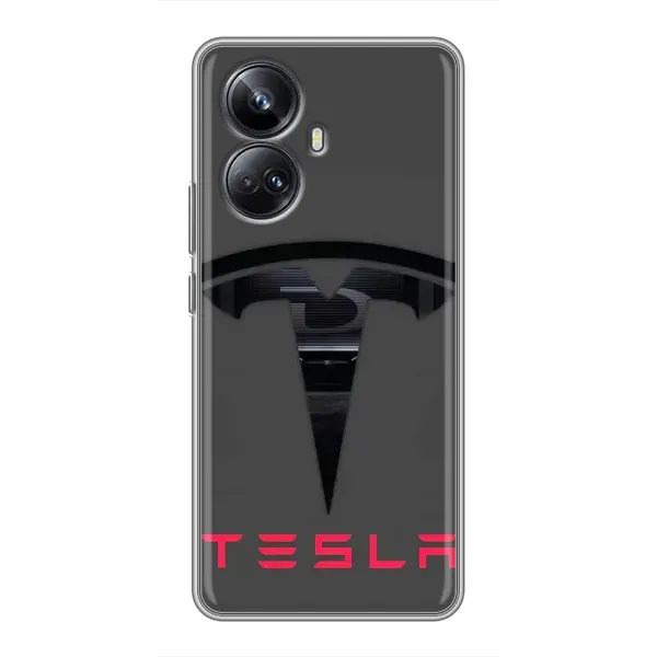 Чехол с рисунком «Logo TESLA» для Realme 10 Pro Plus Чехол с рисунком «Logo TESLA» для Realme 10 Pro Plus