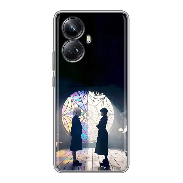 Чехол с рисунком «Уэнсдей и Энди» для Realme 10 Pro Plus Чехол с рисунком «Уэнсдей и Энди» для Realme 10 Pro Plus