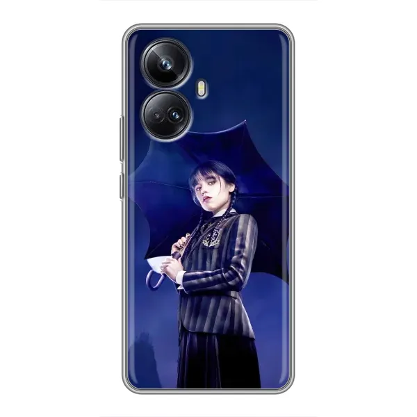 Чехол с рисунком «Уэнсдей с зонтом» для Realme 10 Pro Plus Чехол с рисунком «Уэнсдей с зонтом» для Realme 10 Pro Plus