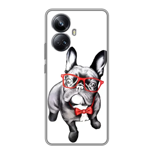 Чехол с рисунком «В очках» для Realme 10 Pro Plus Чехол с рисунком «В очках» для Realme 10 Pro Plus
