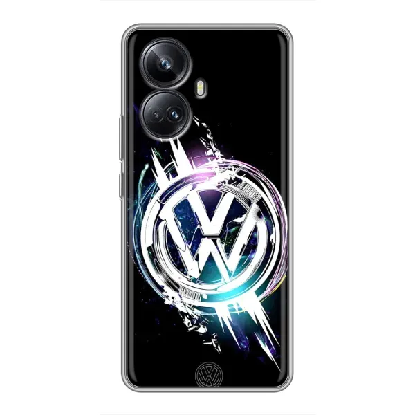 Чехол с рисунком «Volkswagen на черном» для Realme 10 Pro Plus Чехол с рисунком «Volkswagen на черном» для Realme 10 Pro Plus