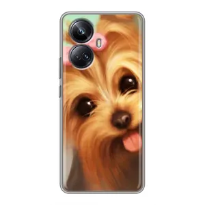 Чохол (ТПУ) Милі песики для Realme 10 Pro Plus (Йоркширський тер'єр)
