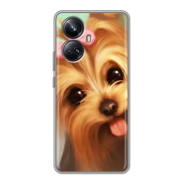 Чехол с рисунком «Йоршенский терьер» для Realme 10 Pro Plus Чехол с рисунком «Йоршенский терьер» для Realme 10 Pro Plus