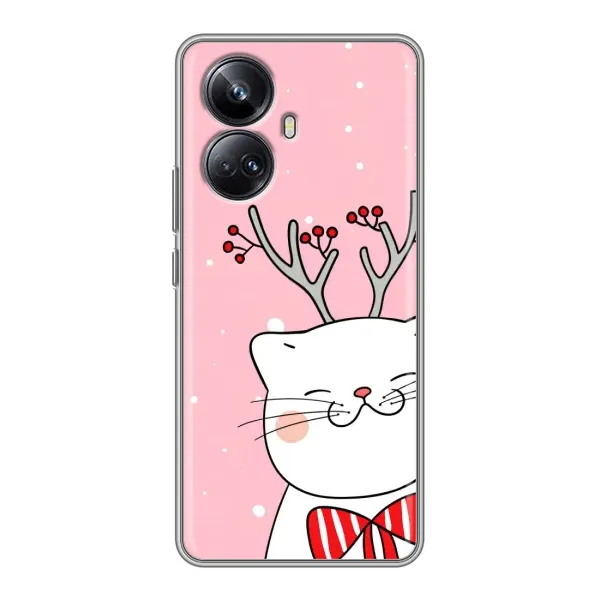 Чехол с рисунком «Зимний кот» для Realme 10 Pro Plus Чехол с рисунком «Зимний кот» для Realme 10 Pro Plus