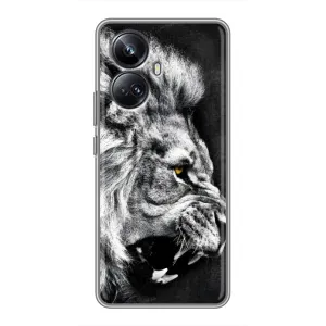 Чехол с картинкой на Realme 10 Pro Plus (Злой ЛЕВ)