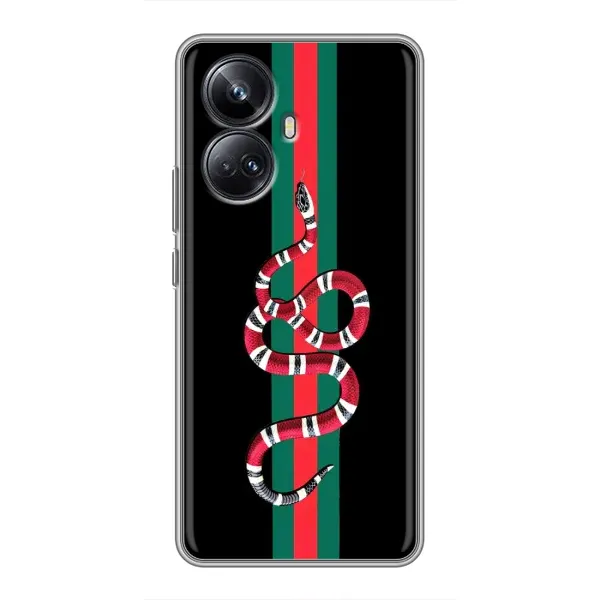 Чехол с рисунком «Змей Гуччи» для Realme 10 Pro Plus Чехол с рисунком «Змей Гуччи» для Realme 10 Pro Plus