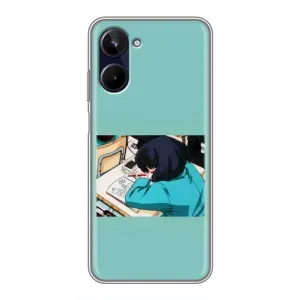 Чехол с персонажами АНИМЕ на Realme 10 (Аканэ Тэндо)