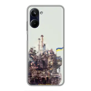 Чехлы на военную тематику для Realme 10 (Азовсталь)