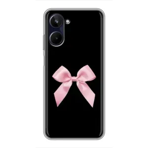 Чохол банти для Realme 10 (Бант на чорному)
