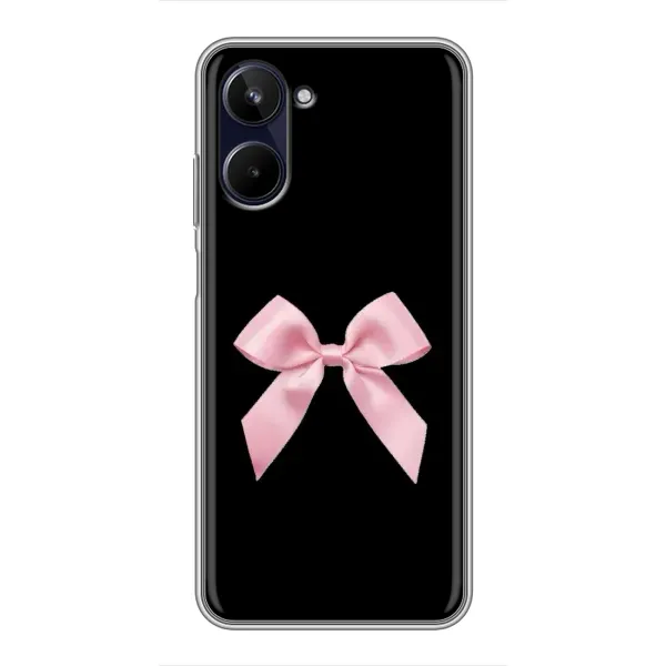 Чехол с рисунком «Бант на черном» для Realme 10 Чехол с рисунком «Бант на черном» для Realme 10