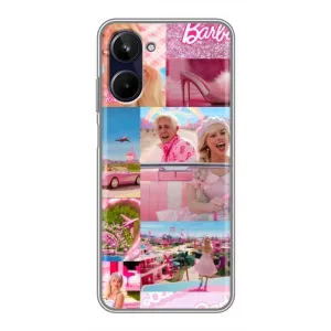Силиконовый Чехол Барби Фильм на Realme 10 (Барби стиль)