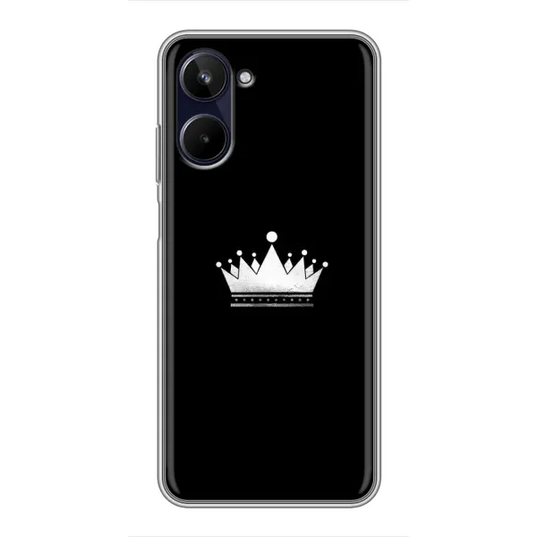Чехол с рисунком «Белая корона» для Realme 10