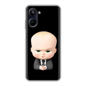 Мультяшный принт на Чехол для Реалми 10 (Бос)