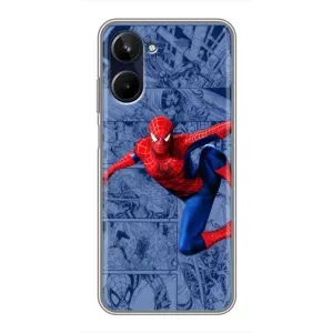 Силиконовый Чехол для Realme 10 (Человек Паук)