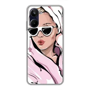 Чохол з картинкою Модні Дівчата Realme 10 (Дівчина в халаті)