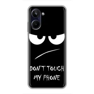 Чехол с прикольным текстом на Realme 10 (Dont)
