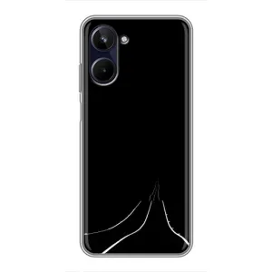 Чохол з картинками на чорному фоні для Realme 10 (Дорога)