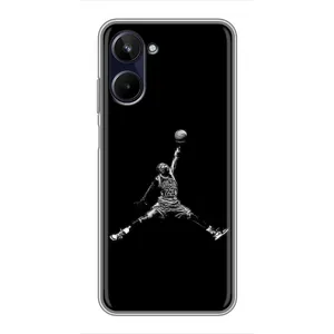 Силиконовый Чехол Nike Air Jordan на Реалми 10 (Джордан)
