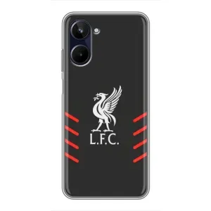 Силиконовые Чехлы принт Футбол на Realme 10 (Эмблема Liverpool)