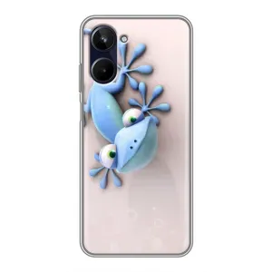 Чехлы с изображением разных животных для Realme 10 (Геккон)