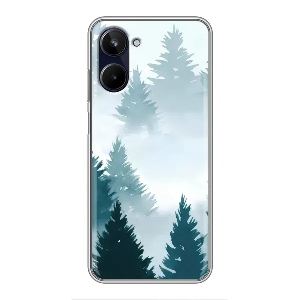 Чехол с рисунком «Горный лес» для Realme 10 Чехол с рисунком «Горный лес» для Realme 10