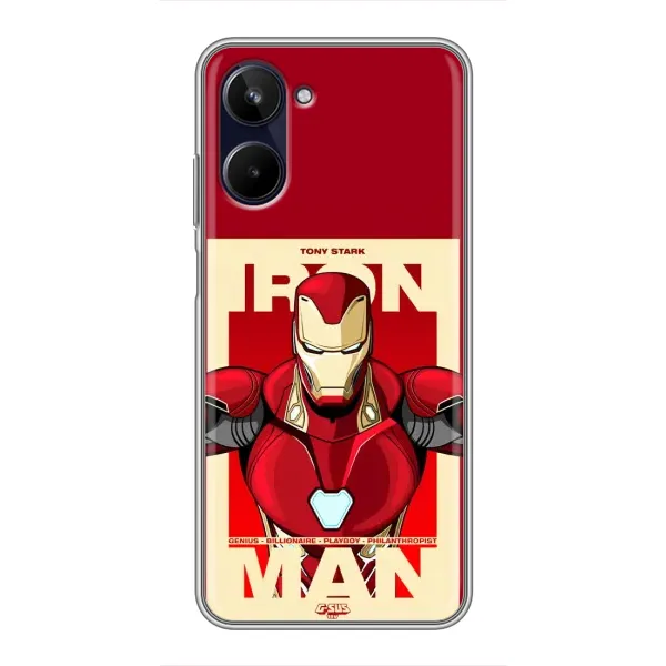 Чехол с рисунком «Iron man» для Realme 10 Чехол с рисунком «Iron man» для Realme 10