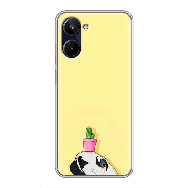 Чехол с рисунком «Кактус на голове» для Realme 10 Чехол с рисунком «Кактус на голове» для Realme 10