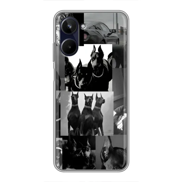Чехол с рисунком «Коллаж Доберман» для Realme 10 Чехол с рисунком «Коллаж Доберман» для Realme 10