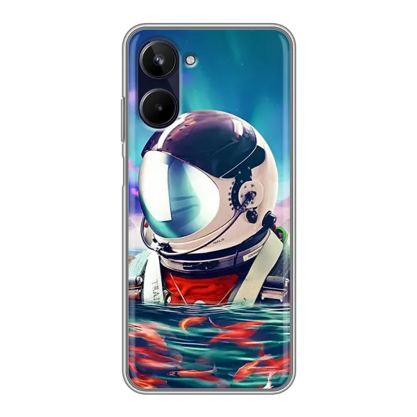 Чехол с рисунком «Космонавт в воде» для Realme 10 Чехол с рисунком «Космонавт в воде» для Realme 10