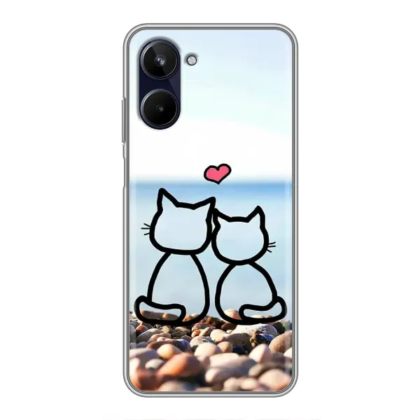 Чехол с рисунком «Котейки» для Realme 10 Чехол с рисунком «Котейки» для Realme 10