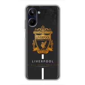 Силиконовые Чехлы принт Футбол на Realme 10 (Liverpool)
