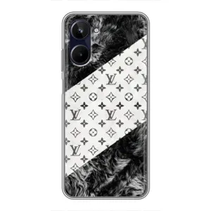 Чехол Стиль Louis Vuitton на Realme 10 (LV на белом)