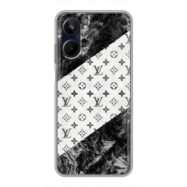 Чехол с рисунком «LV на белом» для Realme 10 Чехол с рисунком «LV на белом» для Realme 10
