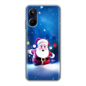 Чохли на Новий Рік Realme 10 (Маленький Дід Мороз)