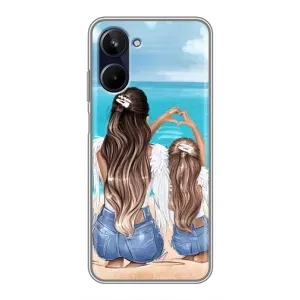 Чехлы для МАМЫ на Realme 10 (Мама и дочь)
