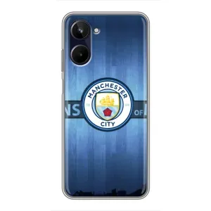 Силиконовые Чехлы принт Футбол на Realme 10 (ManCity)