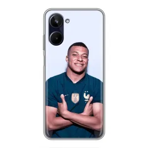 Чохол (TPU) з Футболістом на Realme 10 (Мбаппешичка)