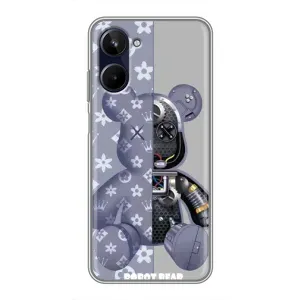 Силиконовый чехол для Realme 10 (Медведь Louis Vuitton)