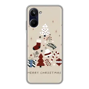 Чохол Санта Клаус для Realme 10 (Merry Christmas)