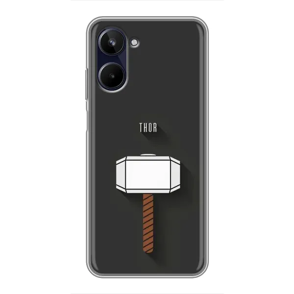 Чехол с рисунком «Молот Тора» для Realme 10