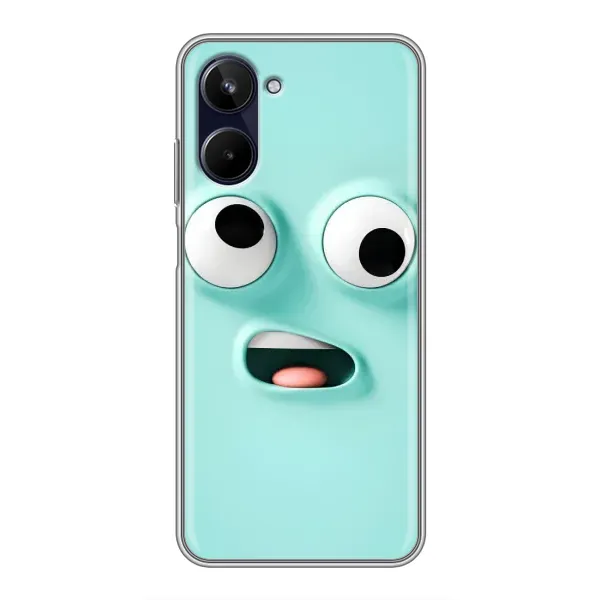 Чехол с рисунком «Забавное мятное лицо» для Realme 10 Чехол с рисунком «Забавное мятное лицо» для Realme 10
