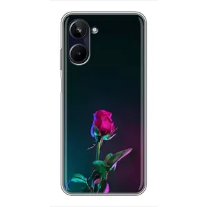 Чехлы с принтом Розочки для Realme 10 (Ночная роза)