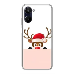 Чохол Санта Клаус для Realme 10 (Оленя)