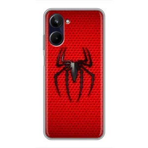 Чехол Супергерой Человека Паука на Realme 10 (Паук марвел)