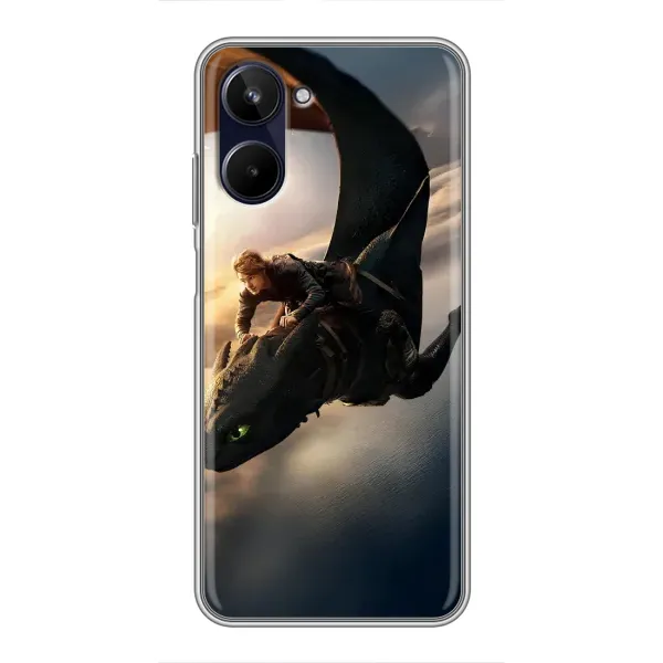 Чехол с рисунком «Полет Беззубика» для Realme 10 Чехол с рисунком «Полет Беззубика» для Realme 10